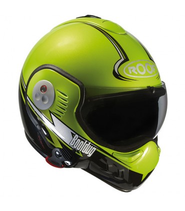 Casque Modulable ROOF Boxer V8 Booldug (ECE22-05) - Vert-Noir