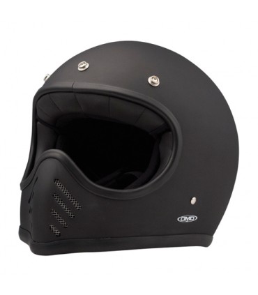 Casque Intégral Vintage DMD SEVENTYFIVE UNI Noir mat