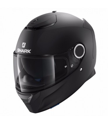 Casque SHARK SPARTAN BLANK (ECE22-05) - Noir brillant