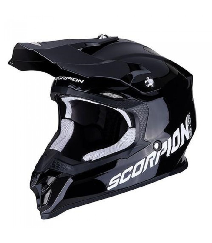 Geländemotorradhelm Scorpion VX-16 Air Uni schwarz - degriffbike.ch