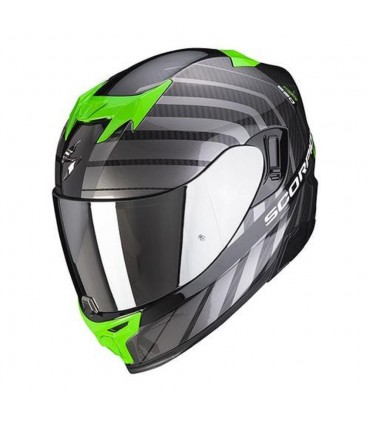 Casque Intégral SCORPION EXO-520 AIR SHADE Noir mat-Jaune Fluo