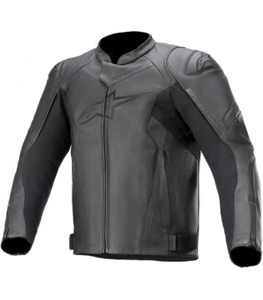 Veste Cuir ALPINEASTARS FASTER V2 - Noir