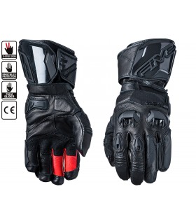 Gants cuir FIVE RFX2 RACING - Noir