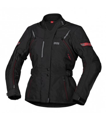 Veste Femme IXS TOUR LIZ-ST - Noir-Rouge