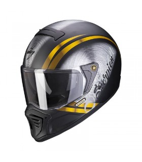 casque moto intégral Scorpion Exo-HX1 Ohno noir mat or - degriffbike.ch