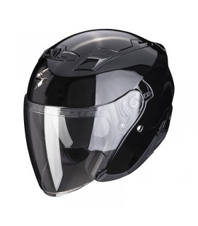 casque moto jet Scorpion Exo-230 Uni noir - degriffbike.ch