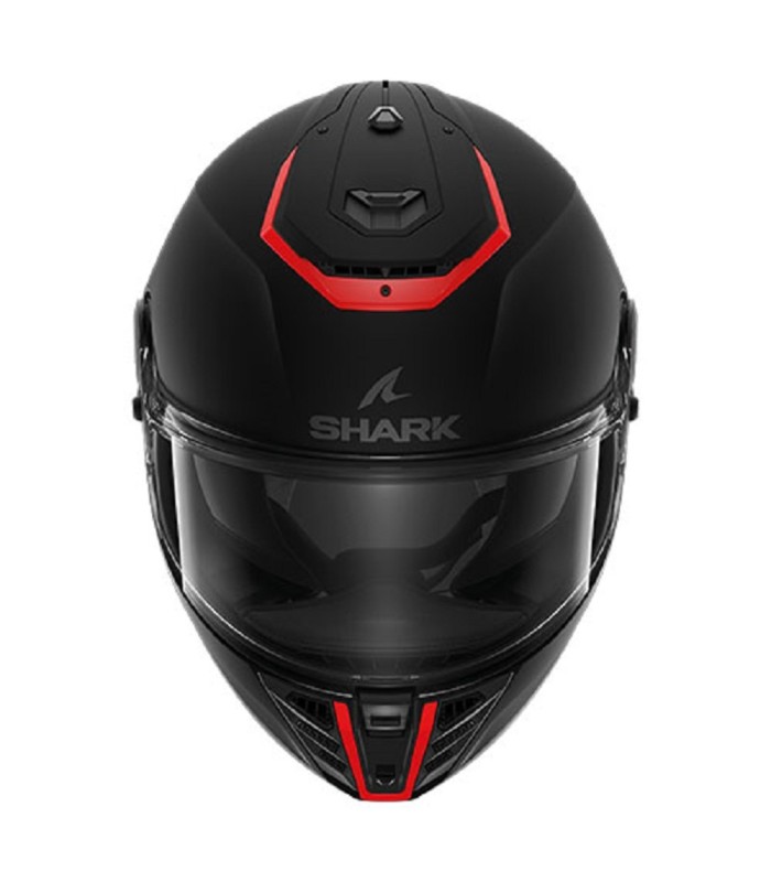 casque intégral shark spartan RS fibre noir mat rouge - degriffbike.ch