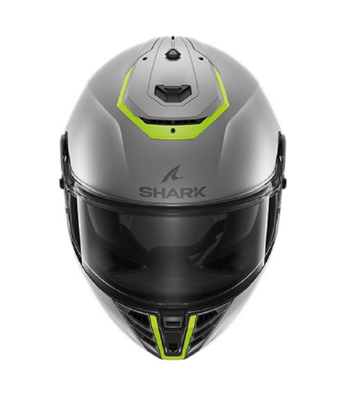 casque intégral shark spartan RS fibre gris mat jaune - degriffbike.ch