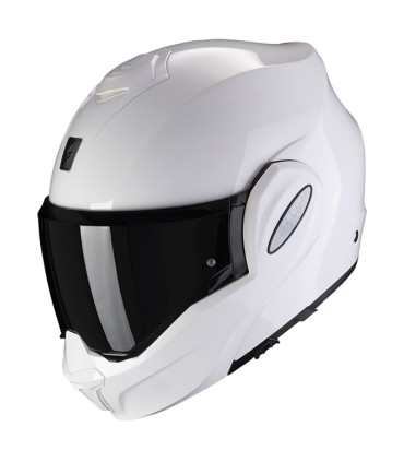 Casque Modulable SCORPION EXO-TECH EVO UNI Blanc (ECE 22-06)