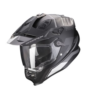 Casque intégral SCORPION ADVENTURE ADF-9000 DESERT (ECE22-06) - Noir mat-Gris