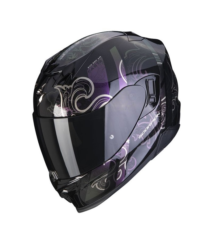 casque moto intégral Scorpion Exo-520 Evo Fasta noir cameleon - degriffbike.ch