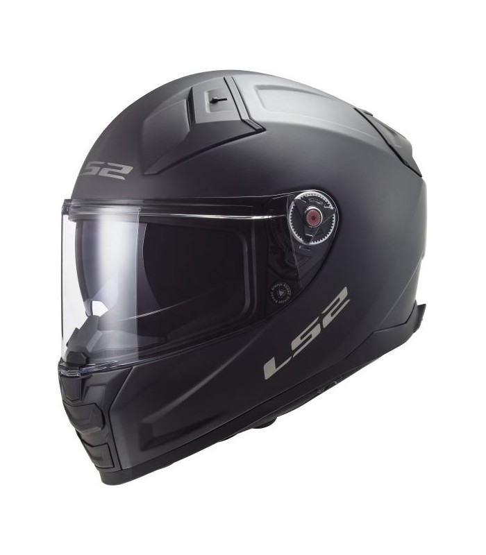 casque intégral LS2 FF811 vector 2 solid fibre noir mat - degriffbike.ch