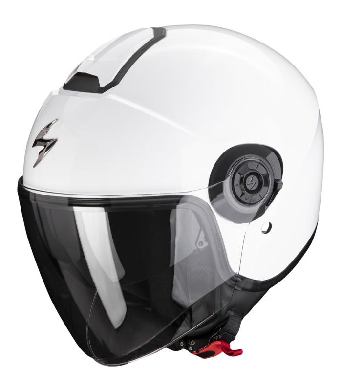 Scorpion Exo-City II Plain White Jethelm - degriffbike.ch