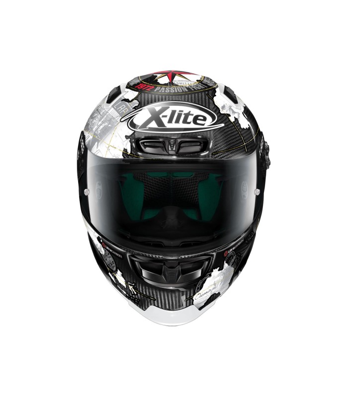 Casque moto intégral X-Lite X-803 RS Ultra Carbon Replica C.Checa