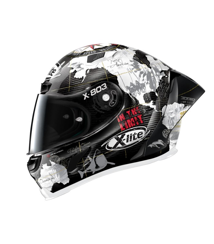 Casque moto intégral X-Lite X-803 RS Ultra Carbon Replica C.Checa