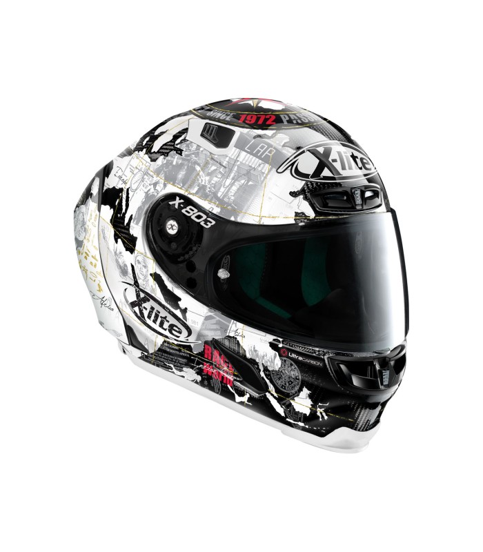 Integral-Motorradhelm X-Lite X-803 RS Ultra Carbon Replica C.Checa