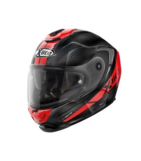 Casque Intégral X-Lite X-903 Ultra Carbon Grand Tour N-Com 59 (ECE22-05) - Carbone-Rouge