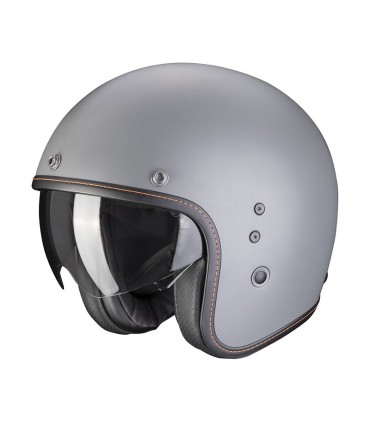 Casque Jet SCORPION BELFAST EVO UNI Gris ciment mat (ECE22.06)