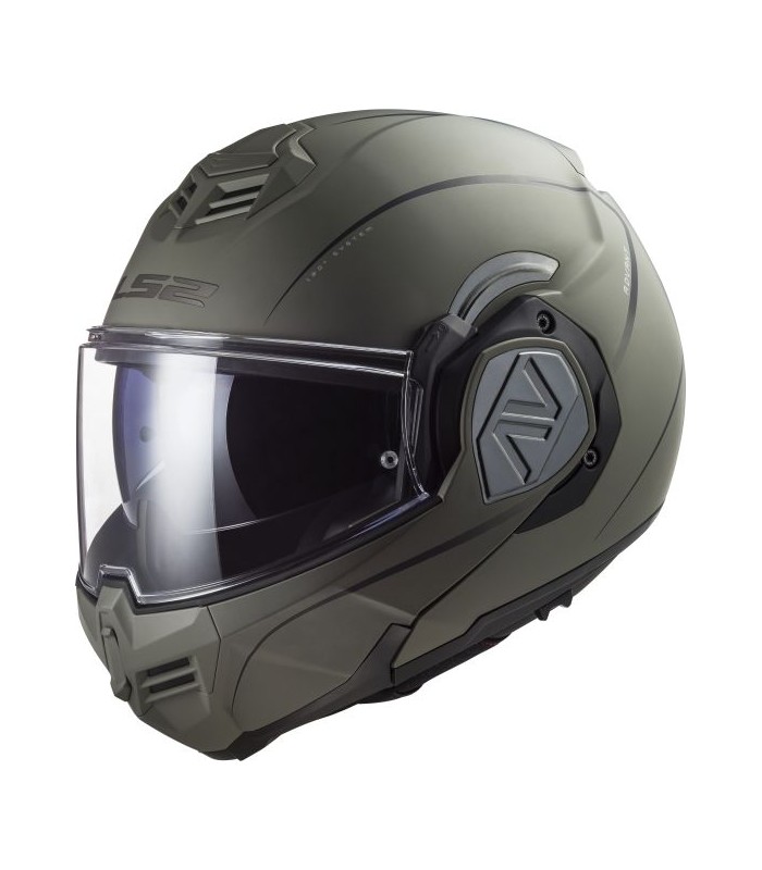 modularer Motorradhelm LS2 FF906 Advant spezial matt sand - degriffbike.ch