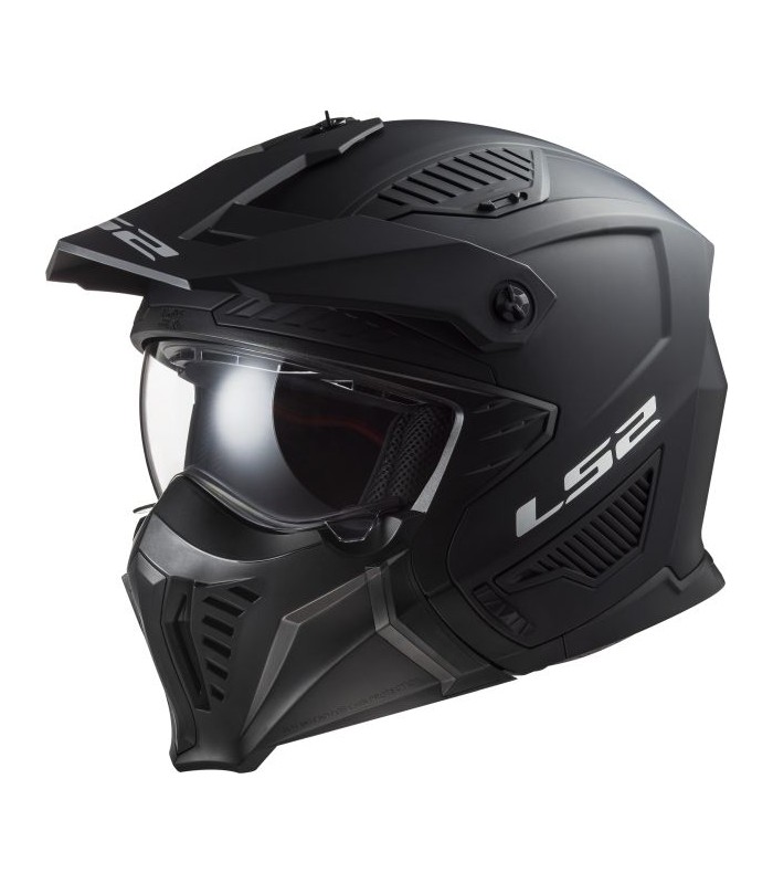 casque jet LS2 OF606 drifter solid noir mat - degriffbike.ch