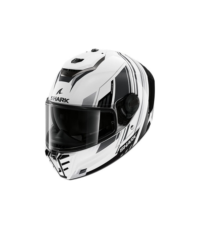 Shark Spartan RS Fiber Byhron Integralhelm weiß schwarz - degriffbike.ch