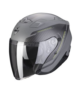 casque moto jet scorpion exo-230 fenix gris noir mat - degriffbike.ch