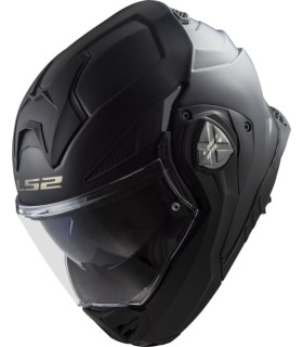 modularer Motorradhelm LS2 FF901 Advant X Solid mattschwarz - degriffbike.ch