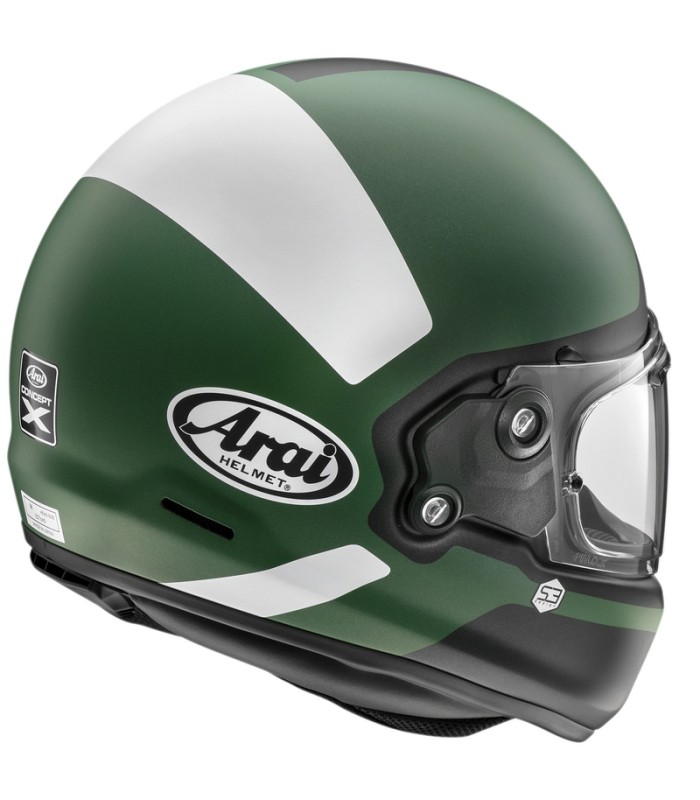 casque intégral arai concept-xe baker vert noir - degriffbike.ch