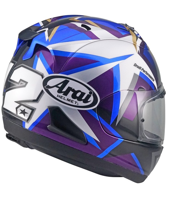 casque intégral Arai RX 7V Evo mvk stars - degriffbike.ch