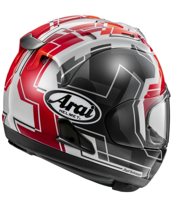 casque intégral Arai RX 7V Evo jr65 rouge - degriffbike.ch