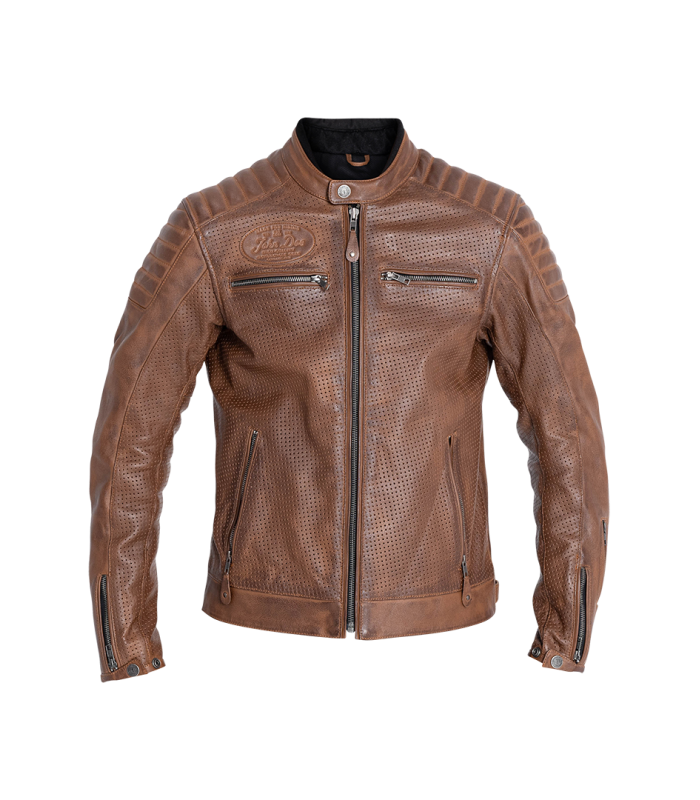 Veste cuir John Doe storm ventilée - degriffbike.ch