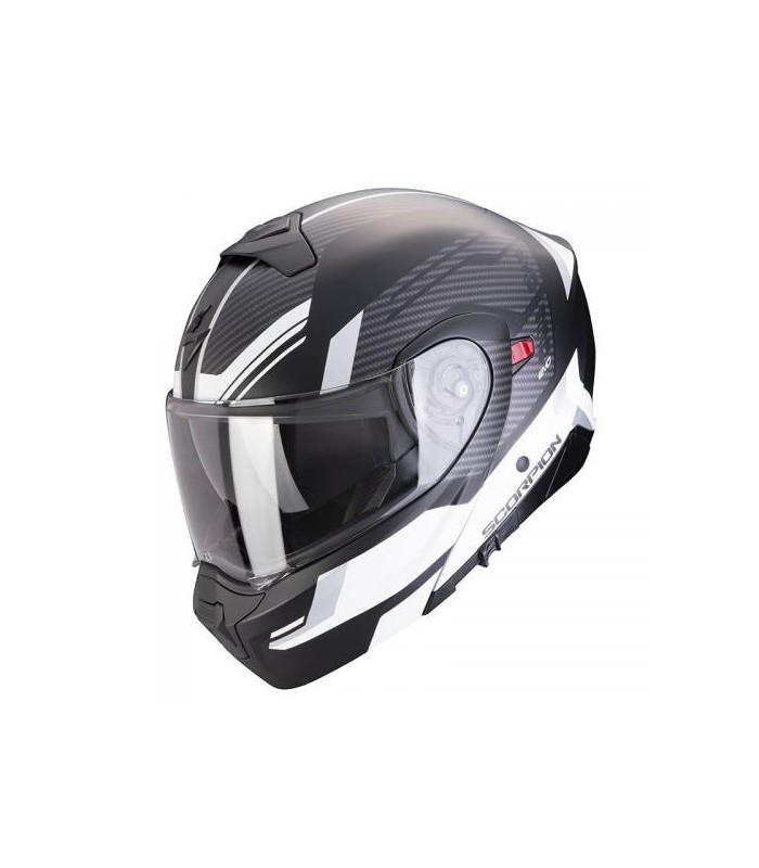 casque modulable scorpion exo-930 evo sikon gris noir blanc - degriffbike.ch