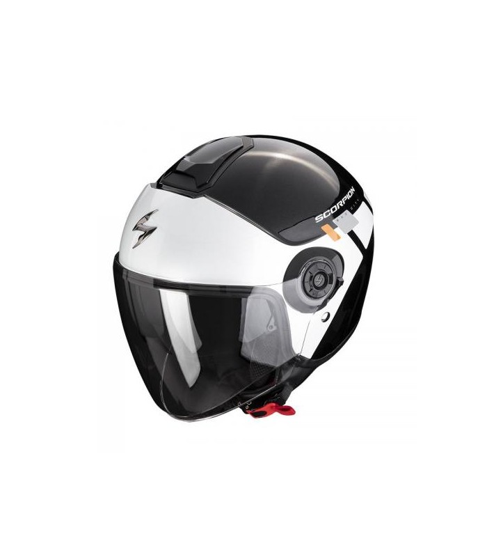 casque jet scorpion exo-city II mall noir blanc - degriffbike.ch