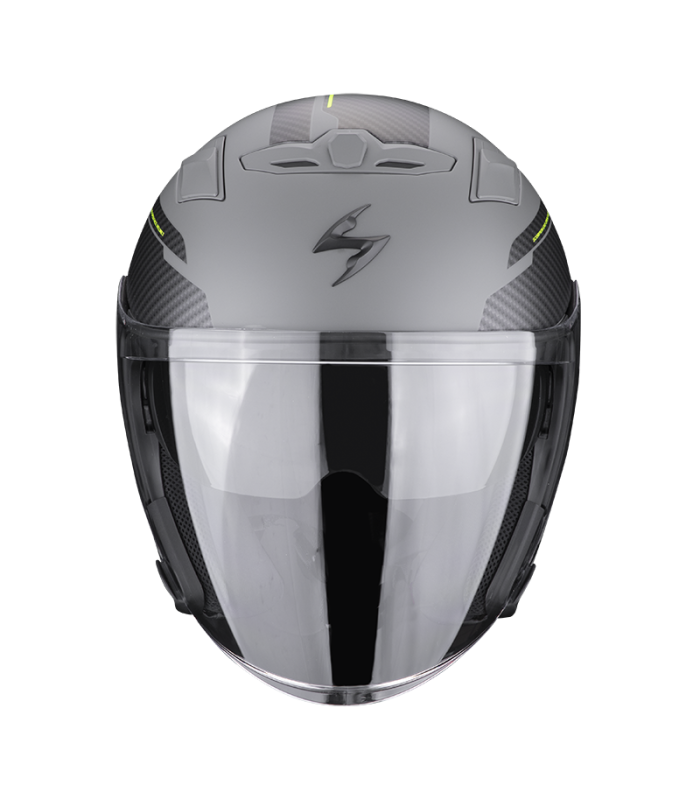 casque moto jet scorpion exo-230 fenix gris noir mat - degriffbike.ch