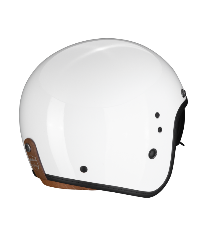 casque jet scorpion belfast evo luxe uni blanc - degriffbike.ch