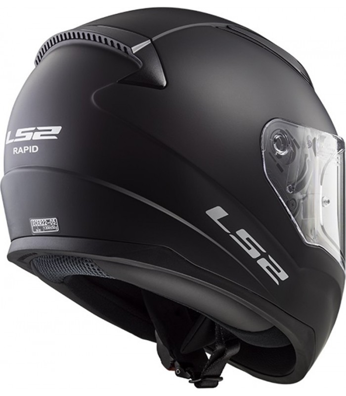 casque moto intégral LS2 FF353 Rapid Mini noir mat - degriffbike.ch