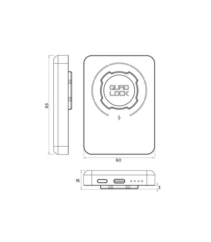 Batterie Quad Lock Mag (5000 mAh) - degriffbike.ch