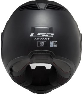 casque modulable LS2 FF906 advant solid noir mat - degriffbike.ch