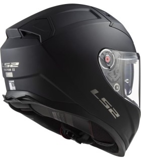 casque intégral LS2 FF811 vector 2 solid fibre noir mat - degriffbike.ch