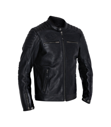 Veste cuir JOHN DOE DEXTER - Noir