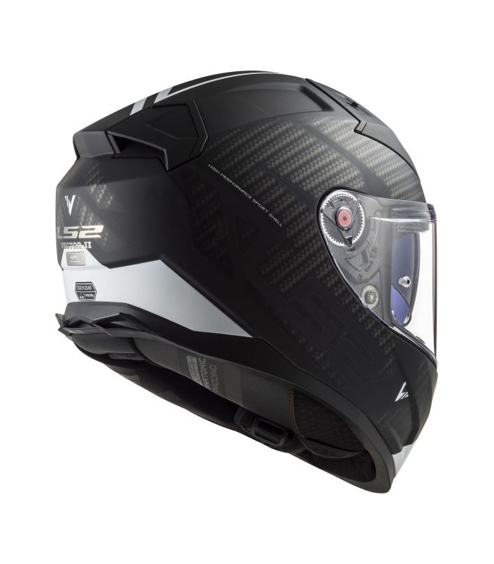 Motorrad Integralhelm LS2 FF811 Vector 2 Carbon Solid zum besten Preis