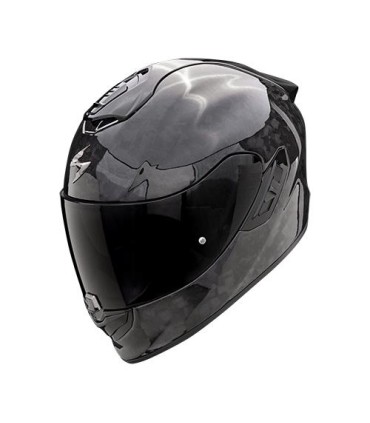 Casque intégral SCORPION EXO-1400 EVO II ONYX CARBON Noir brillant (ECE22-06)