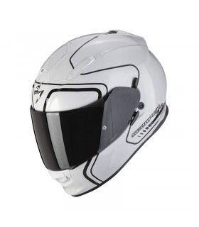 Scorpion Exo-491 West Integral-Motorradhelm weiß schwarz - degriffbike.ch