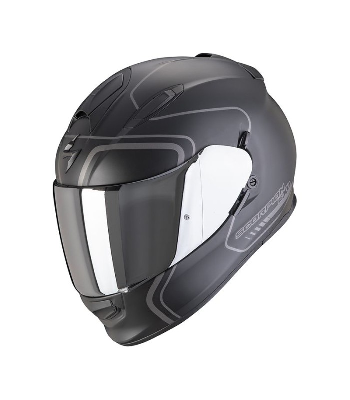 casque moto intégral Scorpion Exo-491 West noir mat gris - degriffbike.ch