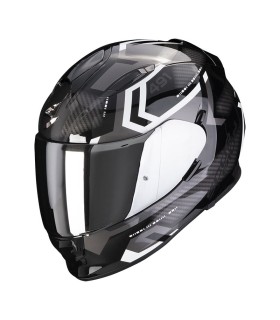 casque moto intégral Scorpion Exo-491 Spin noir blanc - degriffbike.ch