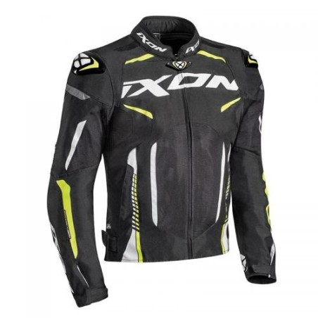 Veste textile IXON GYRE 3-1 Blanc-Jaune