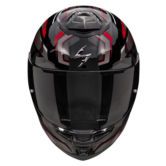 Casque intégral SCORPION EXO-GT SP AIR AUGUSTA (Noir-Gris-Rouge)