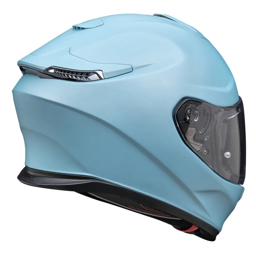 Casque intégral Scorpion Exo-GT SP Air (Bleu Céleste Mat) - degriffbike.ch