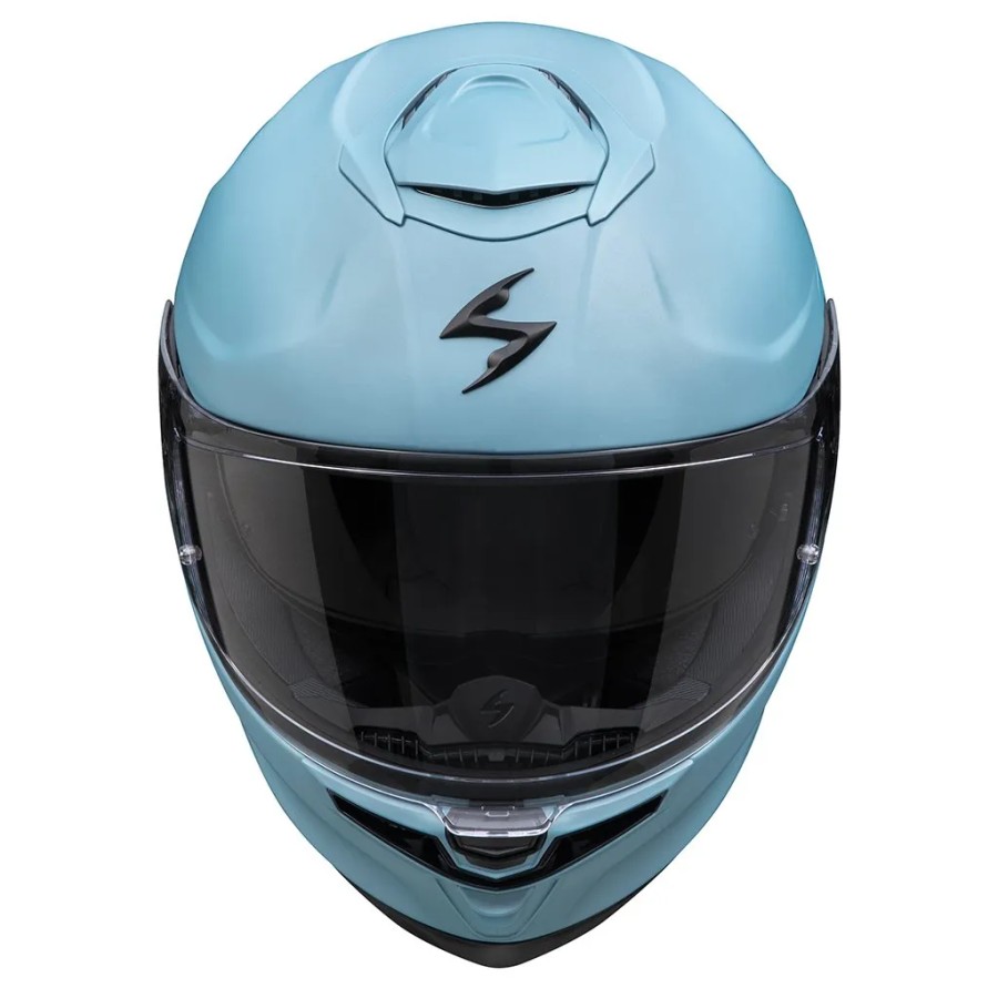 Casque intégral Scorpion Exo-GT SP Air (Bleu Céleste Mat) - degriffbike.ch