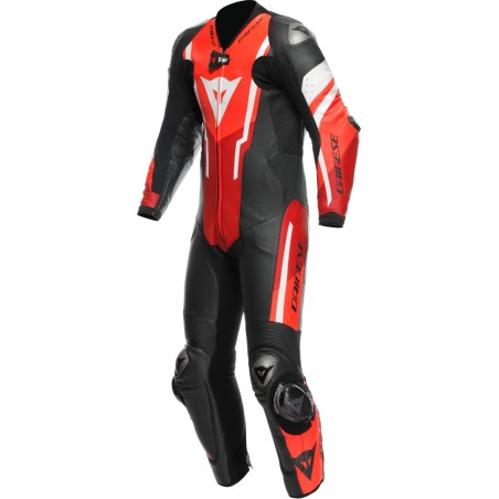 Combinaison cuir DAINESE MISANO 3 PERF.D-AIR® 1 pièce Noir-Rouge